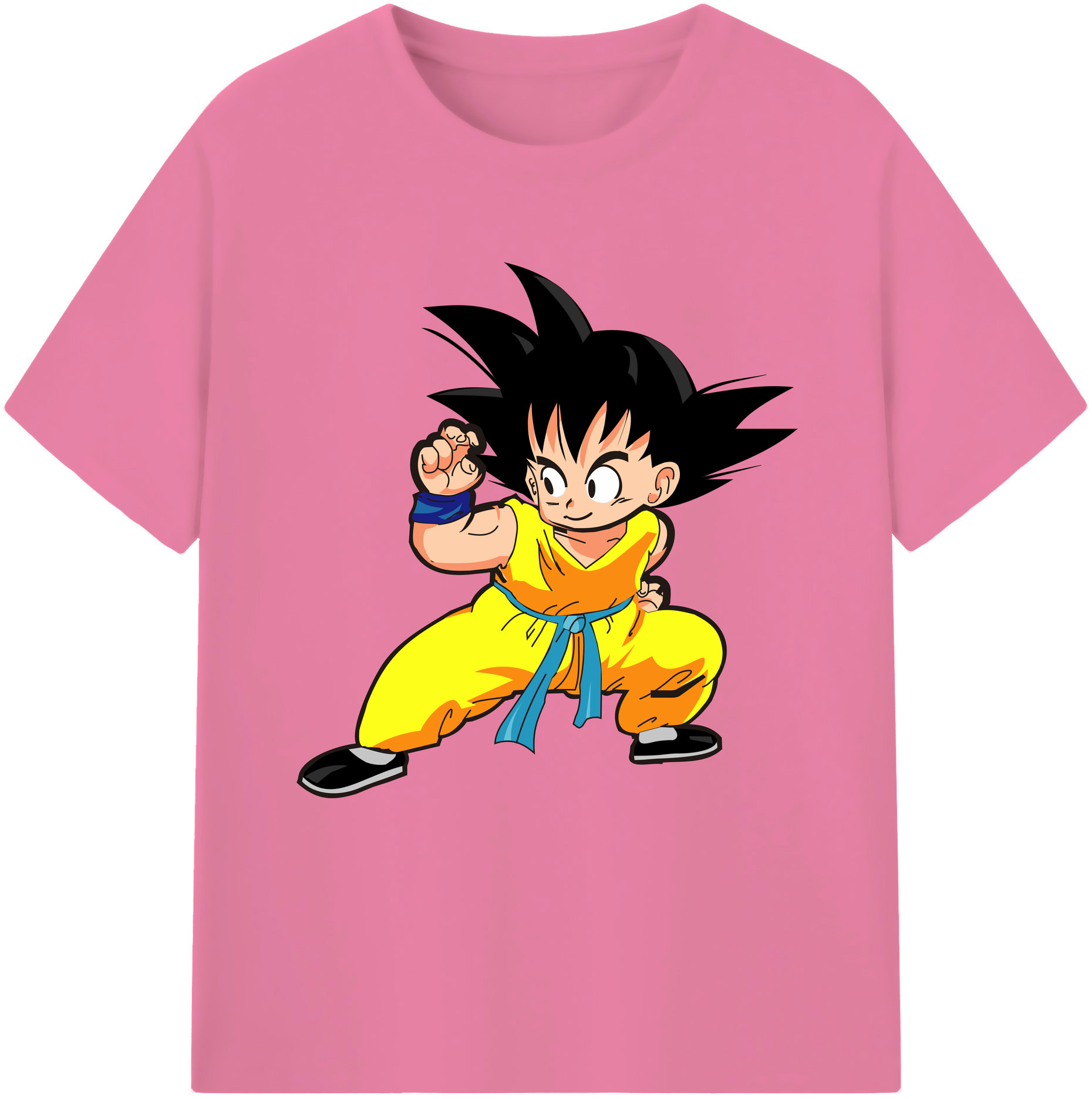 （画像用） ドラゴンボール 孫悟空（そん ごくう）Son Goku カカロット DRAGON BALL Kakarotto 綿100％半袖Tシャツ（フロントプリント）